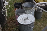 garbage cans & pails