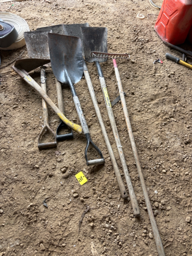 5 shovel & rake