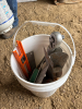 Assortment of concrete tools