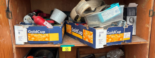 Assortment of shop supplies