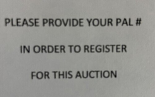 PAL required to Register