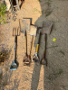 Assorted shovels & Fork
