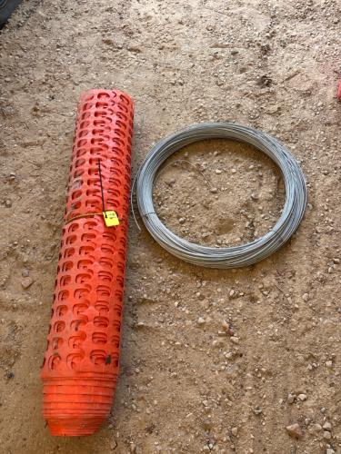 Snow Fence & Quantity of soft wire