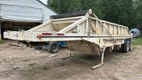 DCAP tandem belly dump trailer