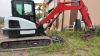 Bobcat E70 mini hoe on rubber track