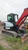 Bobcat E70 mini hoe on rubber track - 2