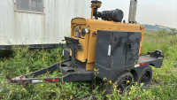 Welder gen set on tandem trailer