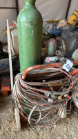 Acetylene torch cart and gauges