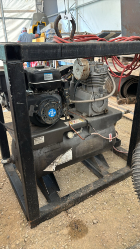 13 hp air compressor steel frame w/dryer