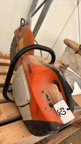 Stihl TS 410 gas powered cement saw
