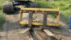 Loader mount pallet forks 48&rdquo;