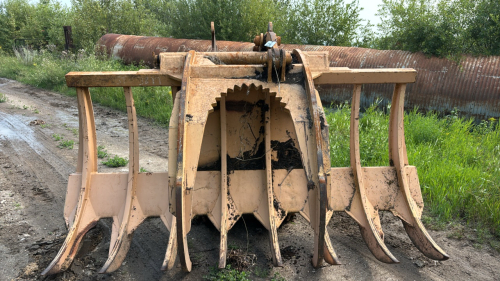 10.5 ft hoe grapple piler