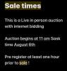 Sale times