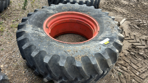 Firestone 23.1-34 tire on rim