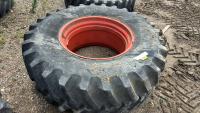 Firestone 23.1-34 tire on rim