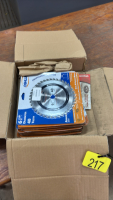 Assorted saw blades