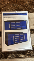 7&rsquo; 10 drawer metal work bench