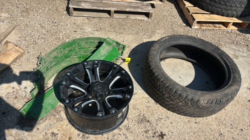 Rim, parts, tire (285/45R22)