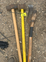 Bush ax and sledge hammers