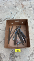 Assorted files and wrenches