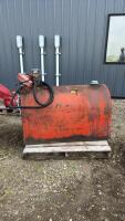 Large slip tank with electric pump