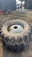2- 18.4-38 tires on rims