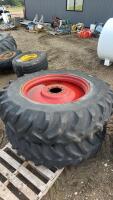 2- 18.4-38 tires on rims