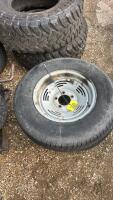 Set of 2 ST205/75R14 on steel rims