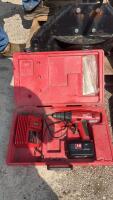 Milwaukee drill with battery and charger