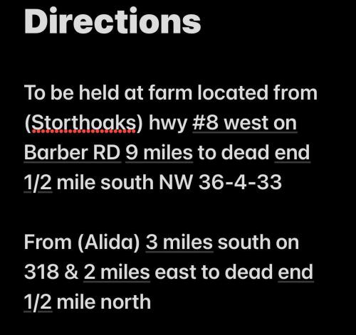 Directions