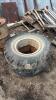 2- 10.00-20 tires on steel rims