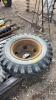 1- 9.00-20 on steel rim