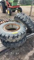 3- 10.00-20 on steel rims