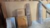 Assorted lumber and peg board