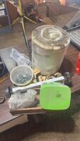Shop supplies, magnet, twine