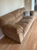 Microfibre couch & loveseat