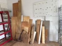 Assortment of wood working lumber