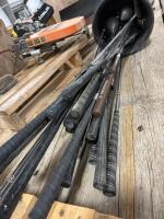Assortment of golf clubs