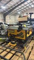 DeWalt table saw, with foldable frame