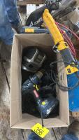 Assorted power tools, batteries and chargers