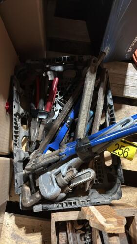 Pipe wrenches, pliers, hand tools