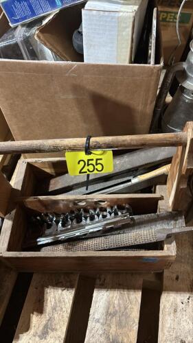 Crow foot wrenches, files, rasps