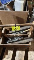 Crow foot wrenches, files, rasps