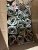 Assorted lamp chimneys, hanging lights & wine glasses - 2
