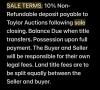 Sale Terms