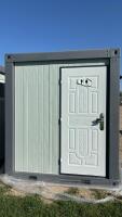 Portable bathroom with shower (66&rdquo;x83&rdquo;)