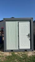 Portable bathroom with shower (66&rdquo;x83&rdquo;)