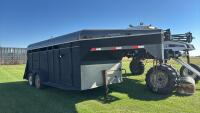 1998 Bergen 19' stock trailer