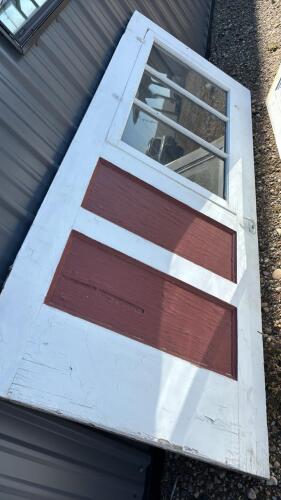Used doors 31.5&rdquo;x 79.5&rdquo; and 80.5&rdquo;x 32&rdquo;