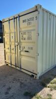 8&rsquo;wide x20&rsquo; long x 8&rsquo;6&rdquo; high container